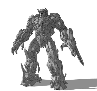 精细机器人模型变形金刚 (28)